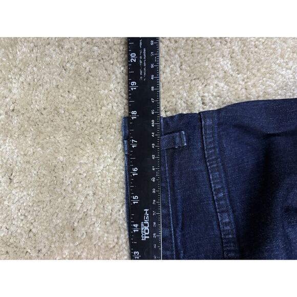 Lauren Jeans Co Size 14 Straight Leg Dark Wash Zipper Accent No Back Pocket B069 - Picture 10 of 14